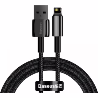 Дата кабель USB 2.0 AM to Lightning 2.0m 2.4A black Baseus (CALWJ-A01)