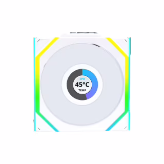 Кулер до корпусу Lian Li Uni Fan SL WIRELESS LCD Reverse, 120-1 (G99.12RSLLCD1W1W.00)