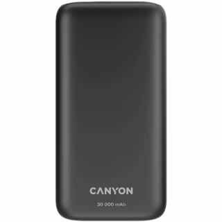 Батарея универсальная Canyon PB-301 30000mAh PD/20W, QC/3.0 (CNE-CPB301B)