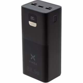 Батарея універсальна Vinga 40000 mAh 22.5W Display Black (VPBB4022)