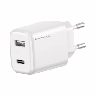 Зарядное устройство Grand-X CH-890 Fast Charge 1xUSB-C PD20W + 1xUSB QC4.0 + AFC SCP FCP Black (CH-890)