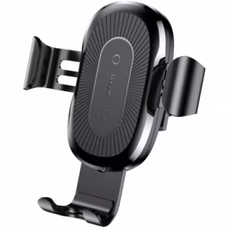 Універсальний автотримач Baseus Gravity Car Mount Air Outlet Version 10W Black (WXYL-01)