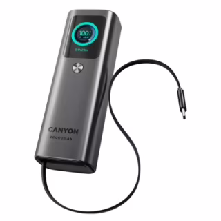 Батарея універсальна Canyon 20000mAh OnPower 265 PD/100W (CNS-CPB265DG)