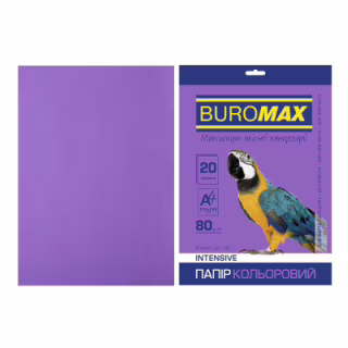 Папір Buromax А4, 80g, INTENSIVE violet, 20sh (BM.2721320-07)