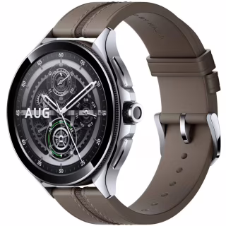 Смарт-часы Xiaomi Watch 2 Pro Bluetooth Silver Case with Brown Leather Strap (1006733)