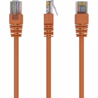 Патч-корд 0.5м, UTP, cat.5e, CCA, orange Cablexpert (PP12-0.5M/O)