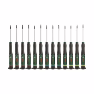 Набір викруток Bosch прецизійних 13шт, SL, PH, TX, HEX, сталь CrV (1.600.A02.Z9N)