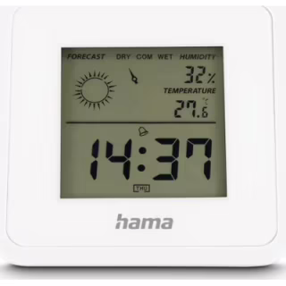Термо-гигрометр Hama Borneo White (00185891)
