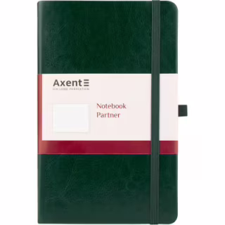 Блокнот Axent Partner Lux 125х195 мм 96 листов в клетку Зеленый (8202-04-A)