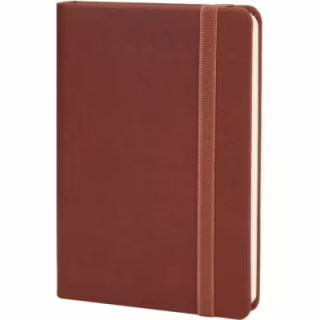Книга записна Optima Vivella А6 128 аркушів лінія коричневий (O20390-07)
