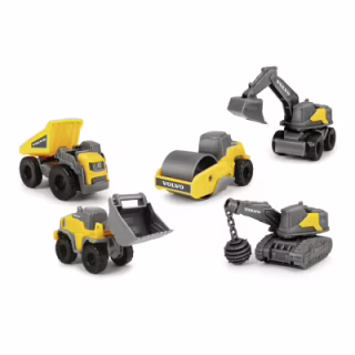 Спецтехніка Dickie Toys Вольво. Мікроробітники, 5 машин (3722008)