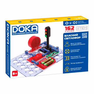 Конструктор DOKA электронный 162 схемы (D70714)