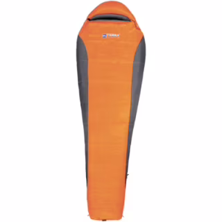 Спальный мешок Terra Incognita Siesta Regular 400 L жовтогарячий/сірий (4823081505402)