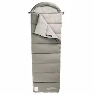 Спальний мішок Naturehike з капюшоном із мішком для зберігання M300 CNK2350WS023, зелений, лівий (6927595776018)