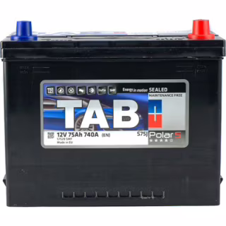 Аккумулятор автомобильный TAB 75 Ah/12V Polar S Euro Japan (246 875)