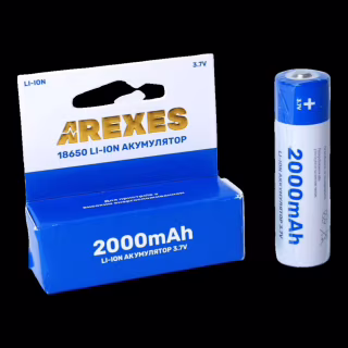 Акумулятор Arexes Li-ion 18650 3.7v 2000mah