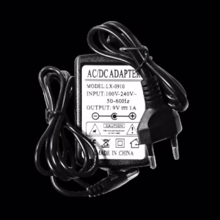 Блок питания 9V, 1A, 100–240V, 50/60Hz
