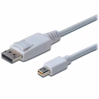 Кабель мультимедийный miniDisplayPort M to DisplayPort M 2.0m Digitus (AK-340102-020-W)