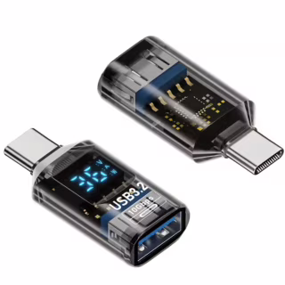 Переходник OTG USB 3.2 AF to USB-C M 10Gbps QC 36W with display XoKo (AC-322UTC)