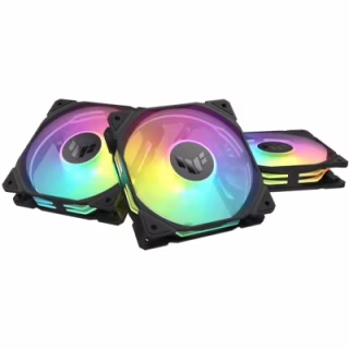 Кулер до корпусу ASUS TUF Gaming TR120 ARGB Reverse Triple Pack Black (90DA00D0-B09020)