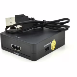 Конвертор 3xRCA F to HDMI F 720P/1080P black Voltronic (YT-CM-AV/HDMI/B)