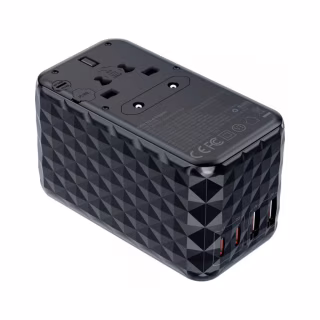 Зарядное устройство Choetech 4xUSB 100W PD (2хUSB-C+2хUSB-A) сharger diamond model black (PD6028-BK)