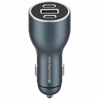 Зарядное устройство Armorstandart Resolute Power ASPP-21 120W 2xUSB-C, 1xUSB-A (ARM70026)