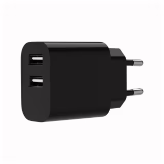Зарядное устройство Gembird 2xUSB 12W black (TA-UC-2A12-01-BK)