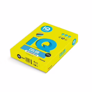 Бумага Mondi IQ color А4 neon, 80g 500sheets, Yellow (NEOGB/A4/80/IQ)