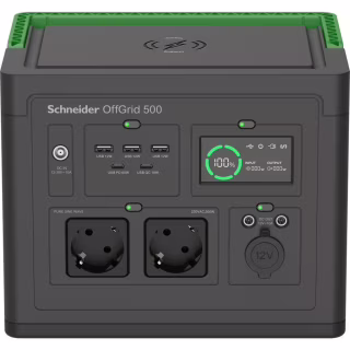 Зарядна станція Schneider Electric 500, 517Wh (PPS500-GR)