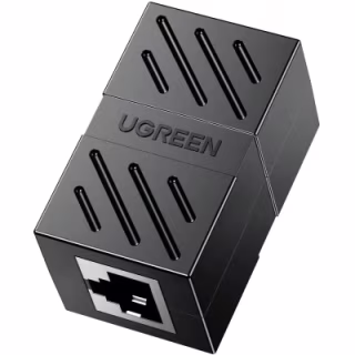 Сращиватель RJ-45 NW114 Ethernet Cable Extender Adapter Black Ugreen (20390)
