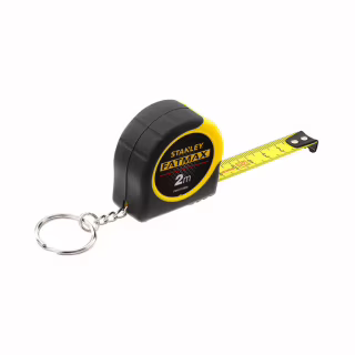 Рулетка Stanley FatMax брелок, 2м х 13мм в обрезиненом корпусе (FMHT1-33856)