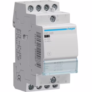 Автоматичний вимикач Hager 25 A 230V 4NO 2P (A) (ESC425)