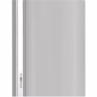 Папка-скоросшиватель Economix А4 Light без перфорации, серая (E38503-10)