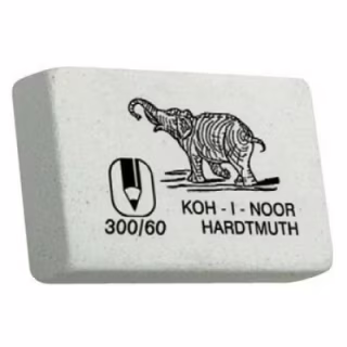 Ластик Koh-i-Noor мягкий Слон, 300/80 (полибег 2 шт) (300/80/2/P)