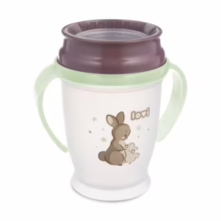 Поїльник-непроливайка Lovi 360 250 мл Night&Day Rabbit (1/610)