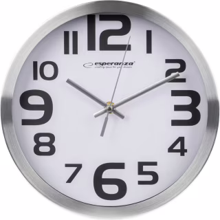 Настінний годинник Esperanza Wall Clock Zurich 25 см White (EHC013W)