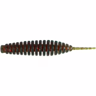 Силикон рыболовный FishUP Tanta 1" 019 - Motor Oil/Red (12шт/уп) (1864.13.87)