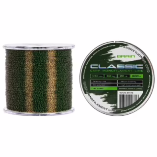 Леска Brain Classic Carp Line 3D (camo) 600m 0.30mm 20lb 8.8kg (1858.81.19)