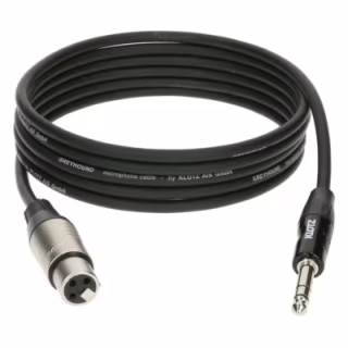 Мікрофонний кабель Klotz GRG1F Greyhound Microphone Cable Female XLR Balanced Jack 3 m (229595)