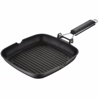 Сковорода Bergner Bbq lovers, гриль 24x24 см (BGEU-1101)