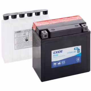 Аккумулятор автомобильный EXIDE AGM 9Ah (+/-) (120EN) (ETX9C-BS)
