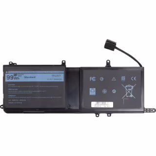 Акумулятор до ноутбука PowerPlant Dell Alienware 15 R3 (9NJM1) 11.4V 8333mAh (NB530007)