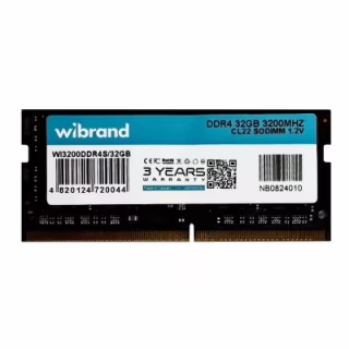 Модуль памяти для ноутбука SoDIMM DDR4 32GB 3200 MHz Wibrand (WI3200DDR4S/32GB)