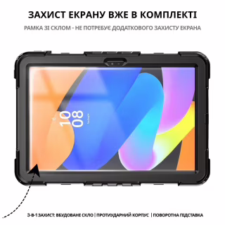 Чехол для планшета BeCover FortTab Lenovo Idea Tab/K11 (2nd Gen) TB336/Xiaoxin Pad (2025) 11" Black (714080)