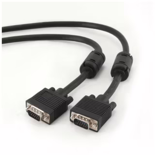 Кабель мультимедийный VGA M to VGA M 5.0m Cablexpert (CC-PPVGA-5M-B)