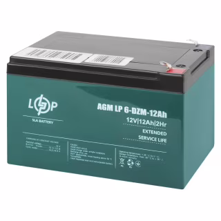Батарея до ДБЖ LogicPower 12В 12 Ач (6-DZM-12) (3536)