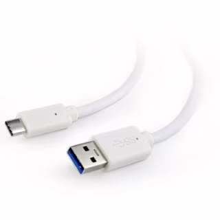 Дата кабель USB 3.0 AM to USB-C 0.1m Cablexpert (CCP-USB3-AMCM-W-0.1M)