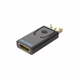 Перехідник DP Male to HDMI Female black Vention (HBKB0)