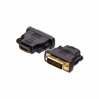 Перехідник DVI(24+1) Male to HDMI Female black Vention (ECDB0)
